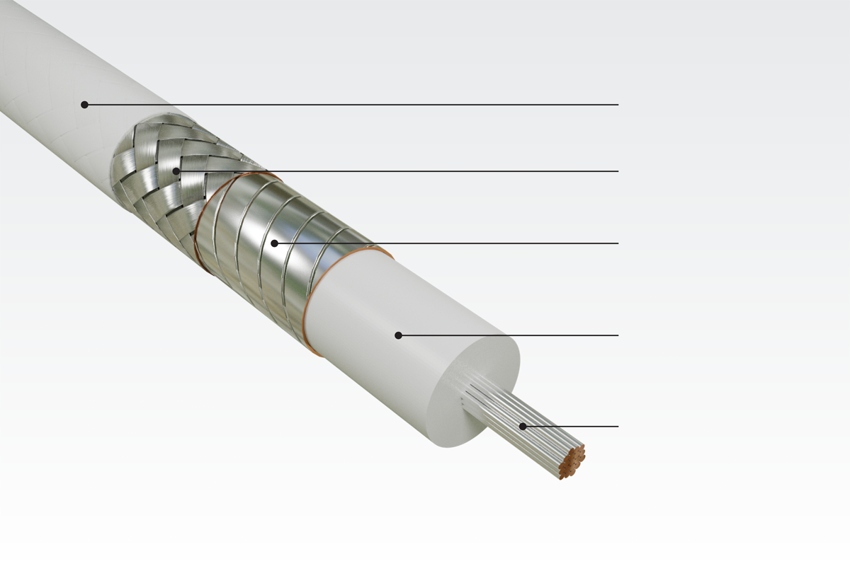 Construction benefits of coaxial cable from Gore.